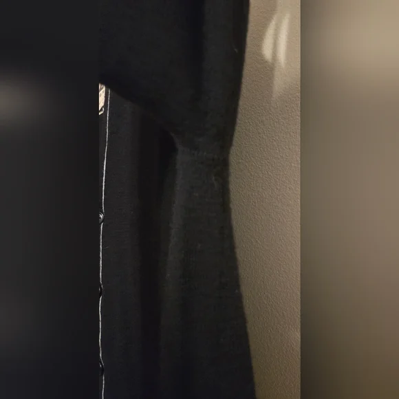 Converse John Varvatos One Star Black Wool Cardigan Mens Size 2 Medium Used - Picture 5 of 16